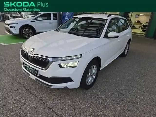 Occasion Skoda Kamiq Ambition 110 ch (80 kW) 2022 Blanc métallisé SUV