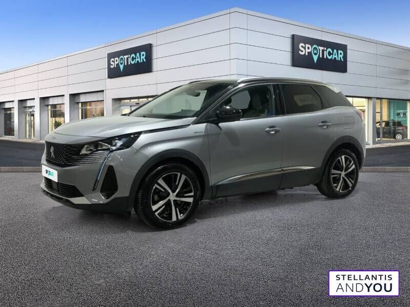 Gris Utilisé 2021 Peugeot 3008 GT | 22 790 € (Prix juste) - Image 1/4