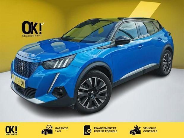 Bleu Utilisé 2020 Peugeot e-2008 GTi SUV | 16 990 € (Prix juste) - Image 1/4