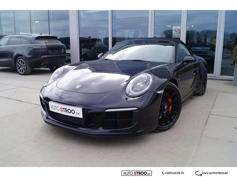Noir Occasion 2018 Porsche 911 Carrera 4 GTS Chrono Cabriolet | 119 650 € (Super prix) - Image 1/4