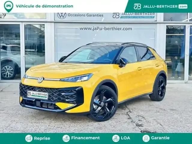Jaune canary/toit noir Occasion 2025 VW T-Roc R-line SUV | 40 990 € - Image 1/4