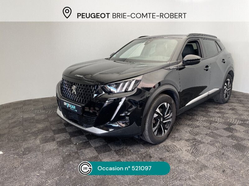Noir Utilisé 2020 Peugeot 2008 GT-line SUV | 13 980 € (Prix juste) - Image 1/4