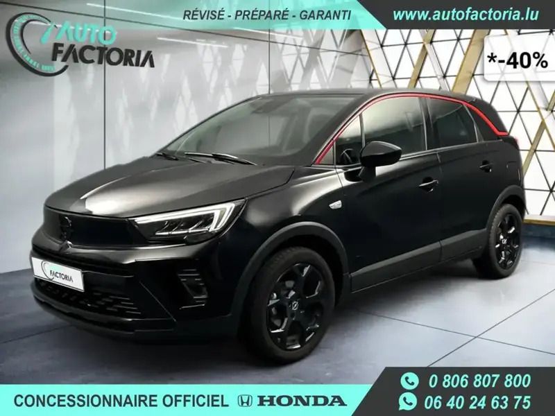 Noir Utilisé 2021 Opel Crossland X GS Line SUV | 17 450 € (Prix juste) - Image 1/4