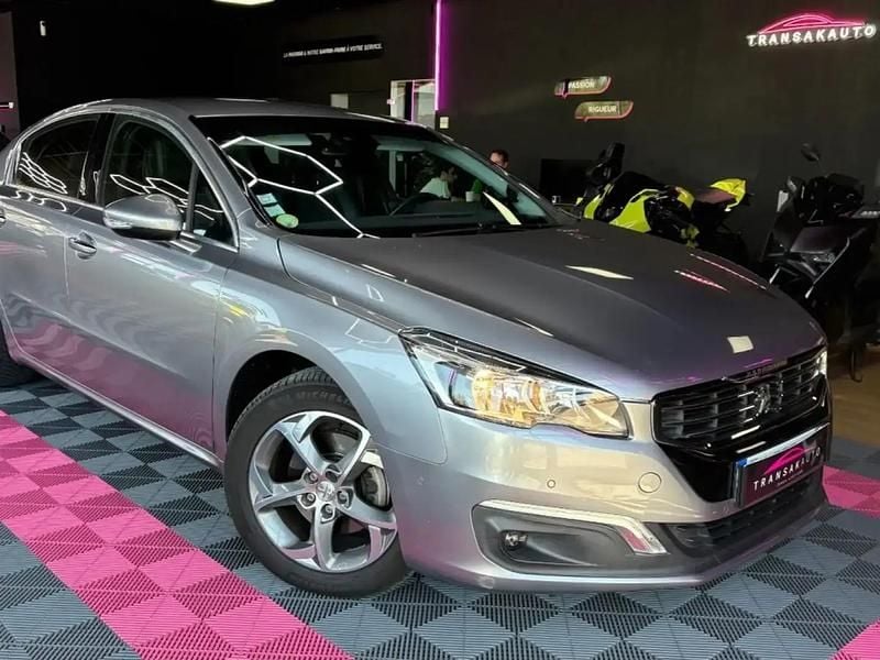 Gris Utilisé 2017 Peugeot 508 Allure Berline | 12 990 € (Bon prix) - Image 1/4