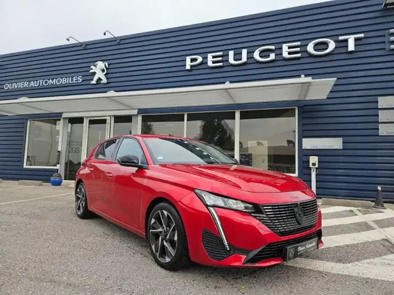 Rouge Utilisé 2021 Peugeot 308 Allure Berline | 18 990 € - Image 1/4