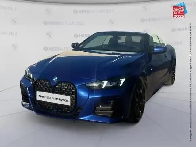M portimaoblau métallisé Occasion 2024 BMW 420 M Sport Cabriolet | 59 999 € - Image 1/4