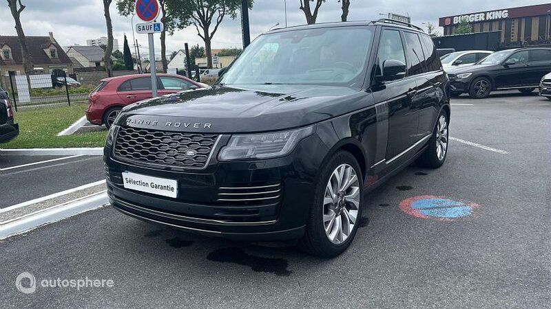 Santorini black Utilisé 2019 Land Rover Range Rover Autobiography SUV | 59 900 € (Prix cher) - Image 1/4