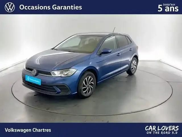 Bleu Occasion 2024 VW Polo Life Berline | 21 490 € (Prix juste) - Image 1/4