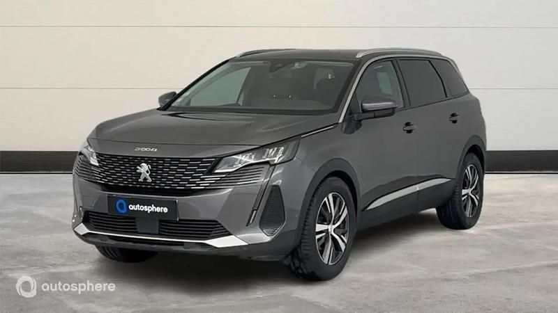 Gris Utilisé 2021 Peugeot 5008 Allure Monospace | 22 699 € (Prix juste) - Image 1/4
