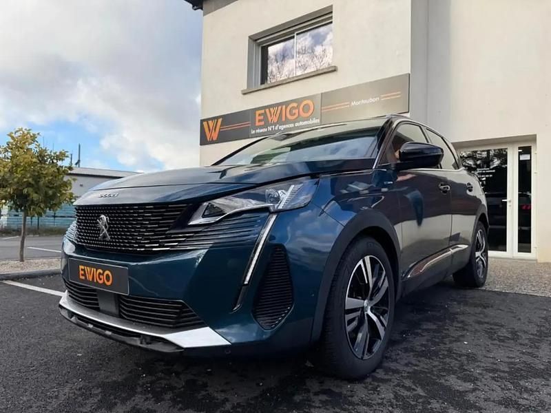 Bleu Occasion 2022 Peugeot 3008 GT SUV | 17 490 € (Super prix) - Image 1/4