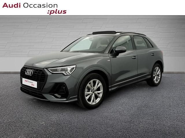 Gris daytona nacré Occasion 2023 Audi Q3 S-Line SUV | 37 900 € - Image 1/4