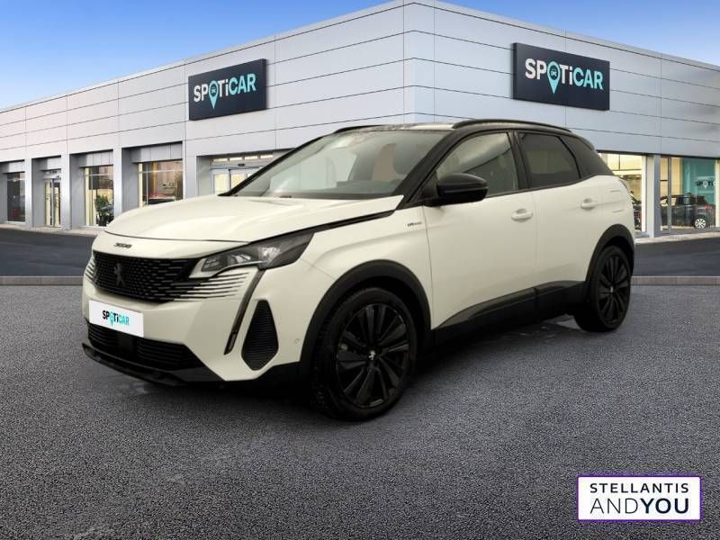 Blanc Utilisé 2021 Peugeot 3008 GT | 20 990 € (Bon prix) - Image 1/3