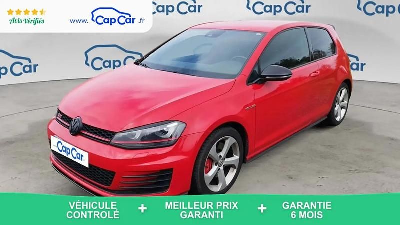 Rouge Occasion 2016 VW Golf GTI Berline | 18 990 € (Bon prix) - Image 1/4