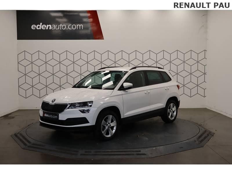 Blanc Utilisé 2020 Skoda Karoq Ambition SUV | 15 980 € (Prix juste) - Image 1/4