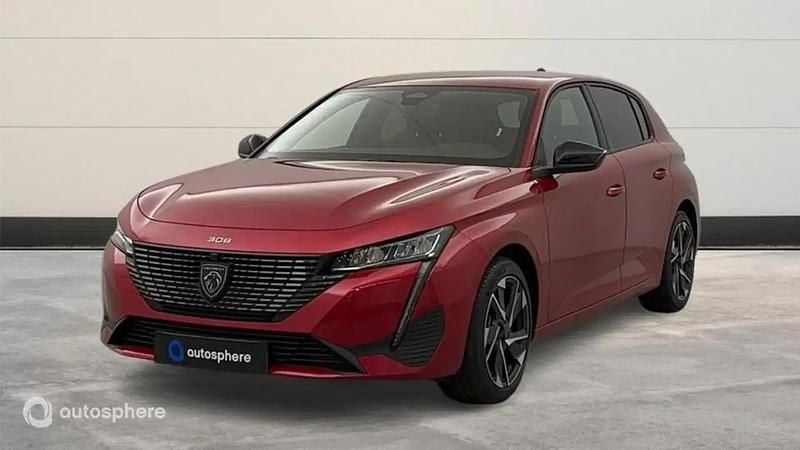 Rouge Utilisé 2024 Peugeot 308 Allure Berline | 20 999 € (Prix juste) - Image 1/4