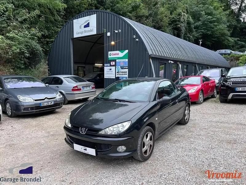 Noir Occasion 2003 Peugeot 206 CC Cabriolet | 4 000 € (Prix juste) - Image 1/4