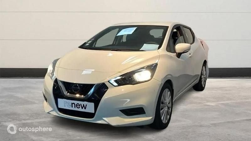Blanc Utilisé 2021 Nissan Micra Acenta Citadine | 12 999 € (Prix juste) - Image 1/4