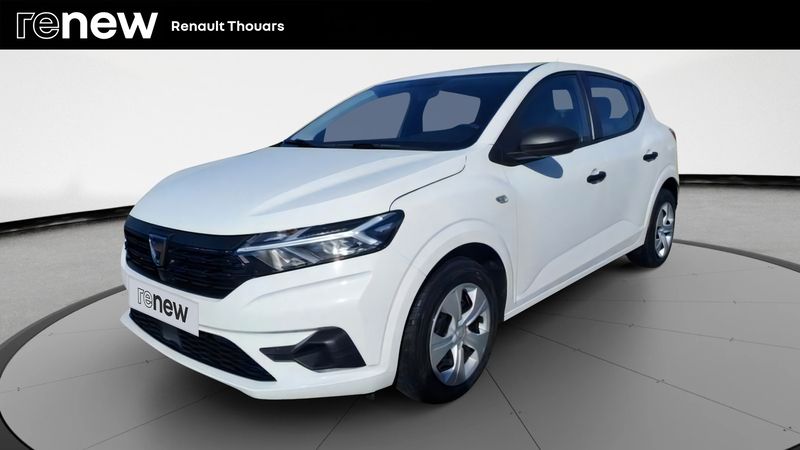 Blanc Utilisé 2022 Dacia Sandero Essentiel Citadine | 12 490 € (Bon prix) - Image 1/4