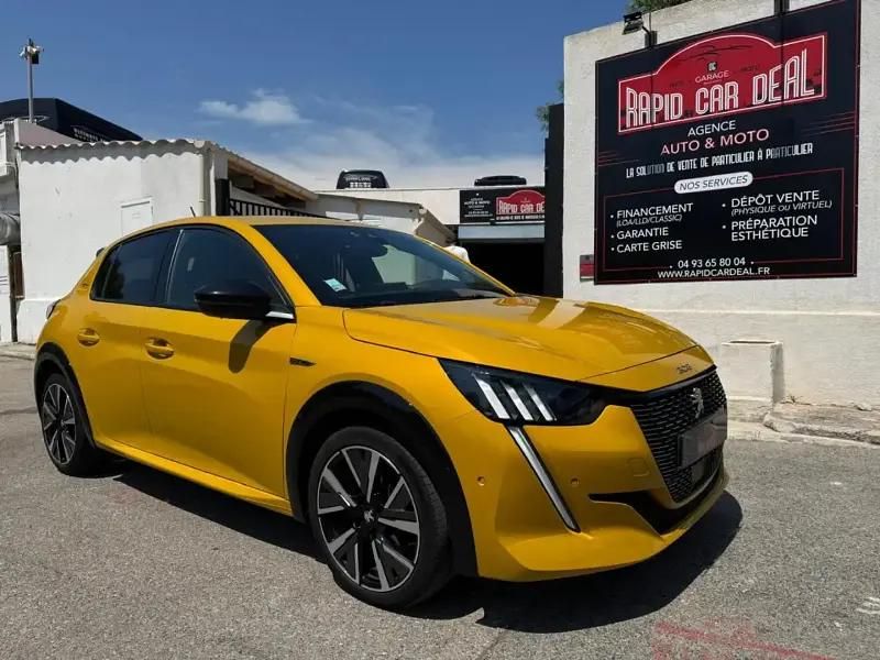 Jaune Utilisé 2019 Peugeot 208 GT-line Citadine | 13 990 € (Prix juste) - Image 1/2