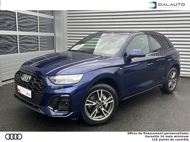 Bleu navarre métallisé Utilisé 2024 Audi Q5 S-Line SUV | 54 900 € (Bon prix) - Image 1/4