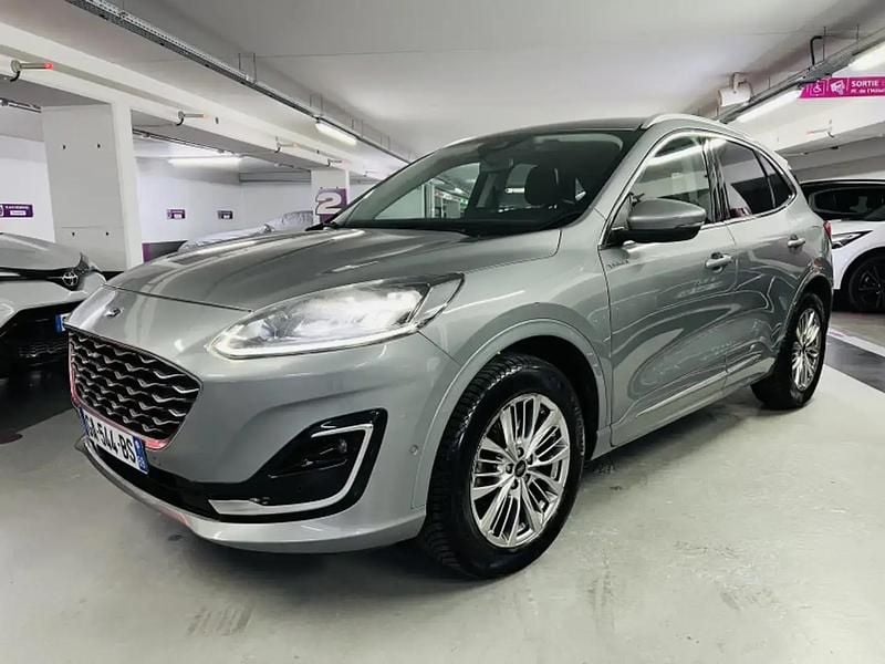 Gris Occasion 2021 Ford Kuga Vignale SUV | 20 990 € (Super prix) - Image 1/4