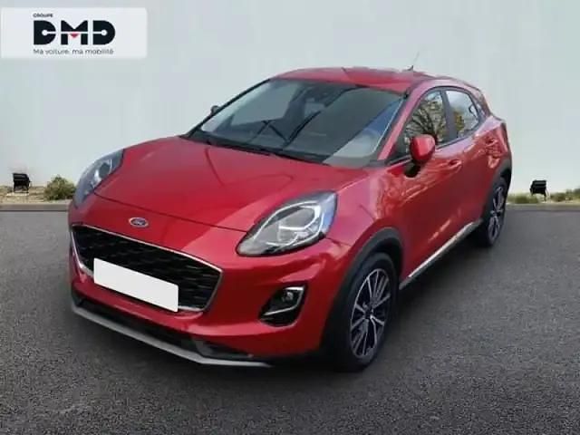 Rouge fantastic métallisée premium Occasion 2021 Ford Puma Titanium SUV | 17 990 € (Prix assez cher) - Image 1/4