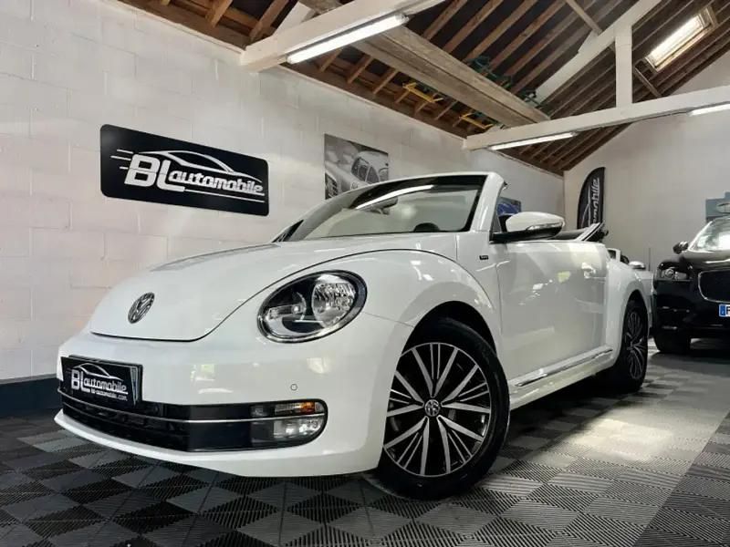 Blanc Utilisé 2016 VW Beetle Allstar Cabriolet | 17 980 € (Prix juste) - Image 1/4
