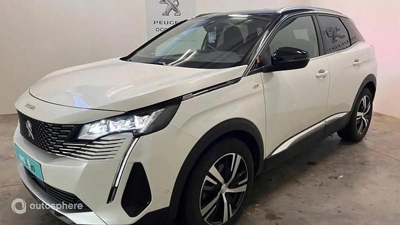 Blanc Utilisé 2021 Peugeot 3008 GT SUV | 21 999 € (Prix cher) - Image 1/4
