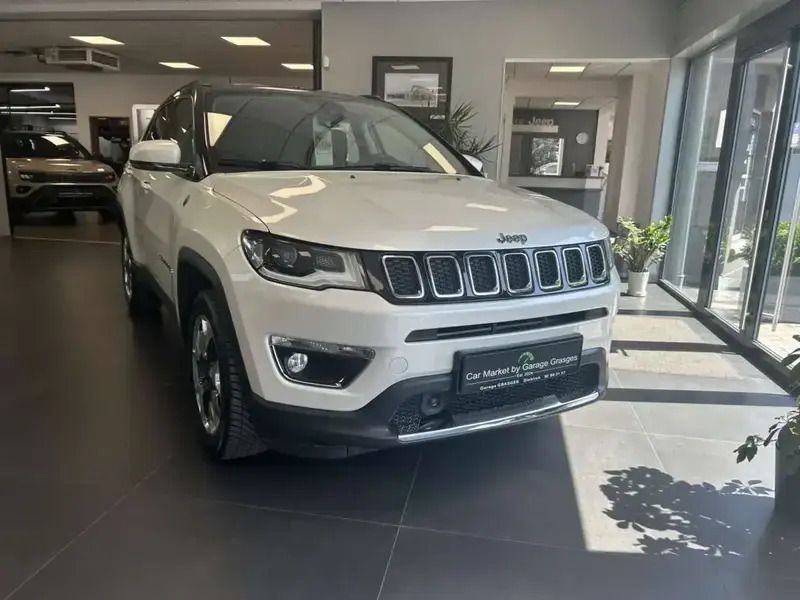 Blanc Utilisé 2017 Jeep Compass Opening Edition SUV | 19 990 € (Prix juste) - Image 1/4