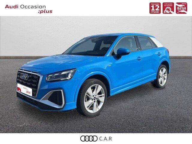 Bleu turbo Utilisé 2022 Audi Q2 S-Line SUV | 27 990 € (Prix juste) - Image 1/4