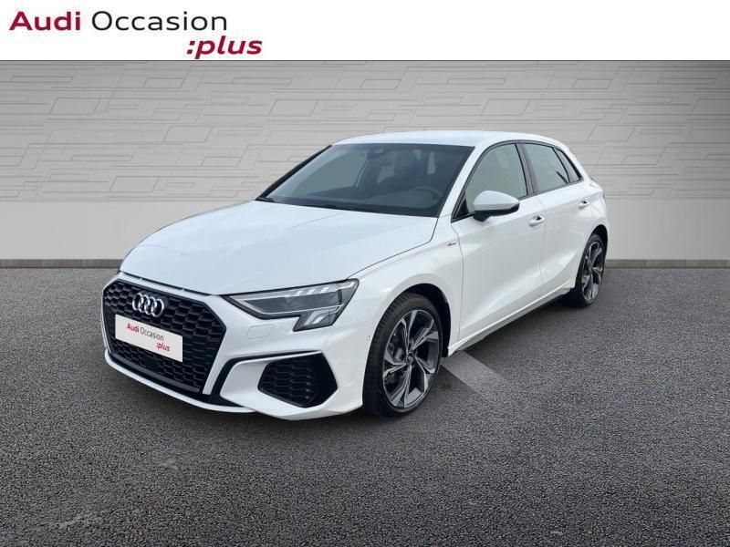 Blanc Utilisé 2021 Audi A3 Sportback S-Line Berline | 27 890 € (Bon prix) - Image 1/3