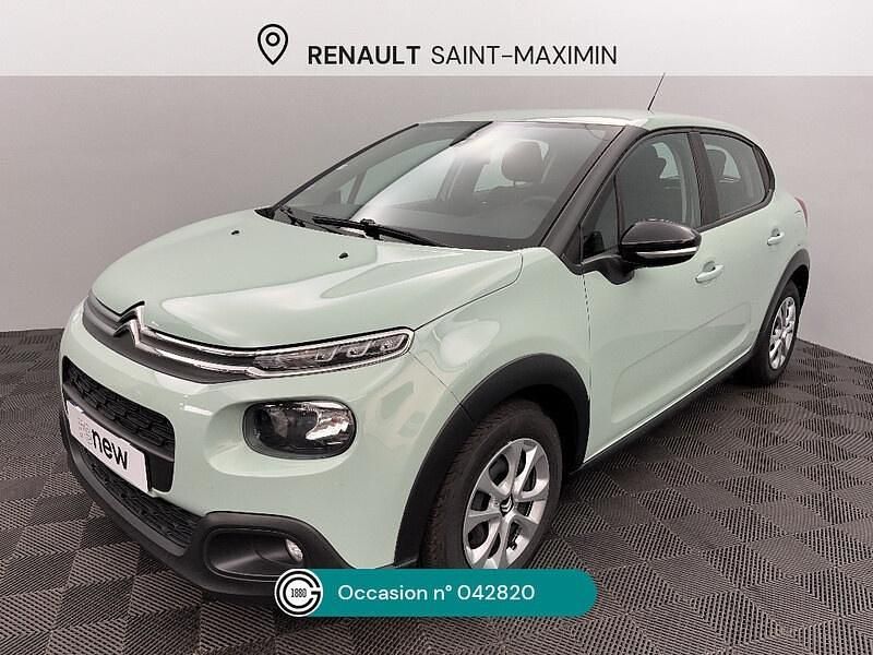 Vert Utilisé 2019 Citroën C3 Feel Citadine | 9 290 € (Prix juste) - Image 1/4