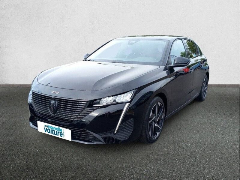 Noir Utilisé 2022 Peugeot 308 Allure Berline | 20 490 € (Prix juste) - Image 1/4