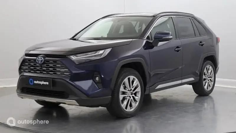 Bleu Utilisé 2024 Toyota RAV4 Hybrid Lounge SUV | 41 799 € (Prix juste) - Image 1/4