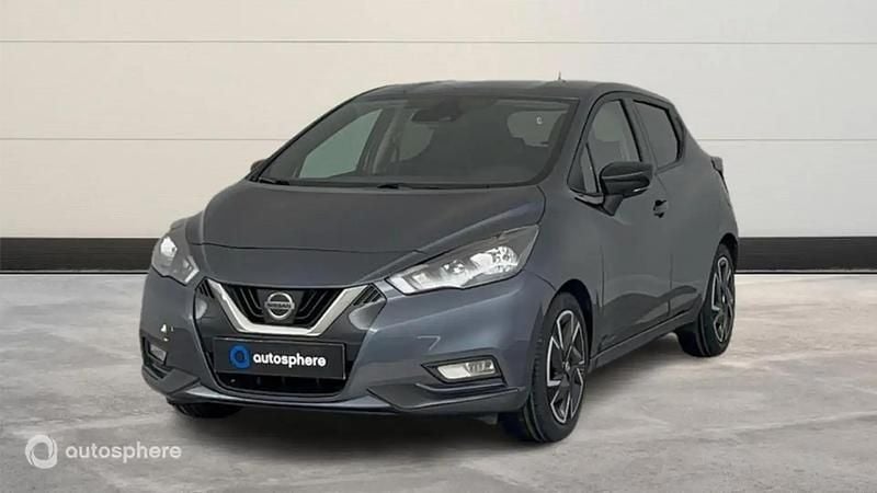 Gris Utilisé 2021 Nissan Micra Acenta Citadine | 12 999 € (Prix juste) - Image 1/4