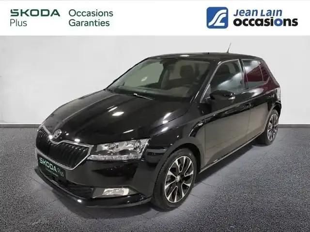Noir magic nacre Occasion 2021 Skoda Fabia Berline | 14 900 € (Prix juste) - Image 1/4
