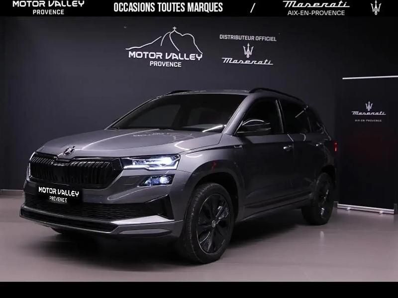Occasion Skoda Karoq SportLine 151 ch (111 kW) 2023 Gris SUV