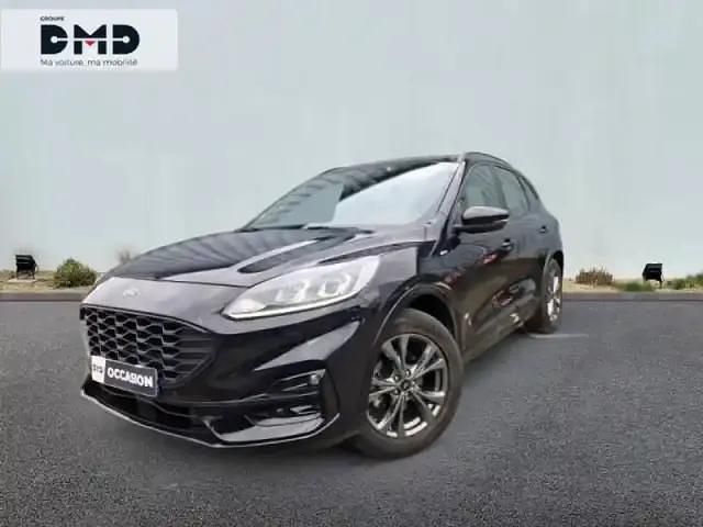 Noir agate métallisée Utilisé 2021 Ford Kuga ST-Line SUV | 28 490 € (Prix juste) - Image 1/4