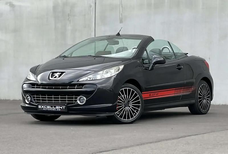 Noir Utilisé 2007 Peugeot 207 CC Cabriolet | 4 450 € (Prix juste) - Image 1/4