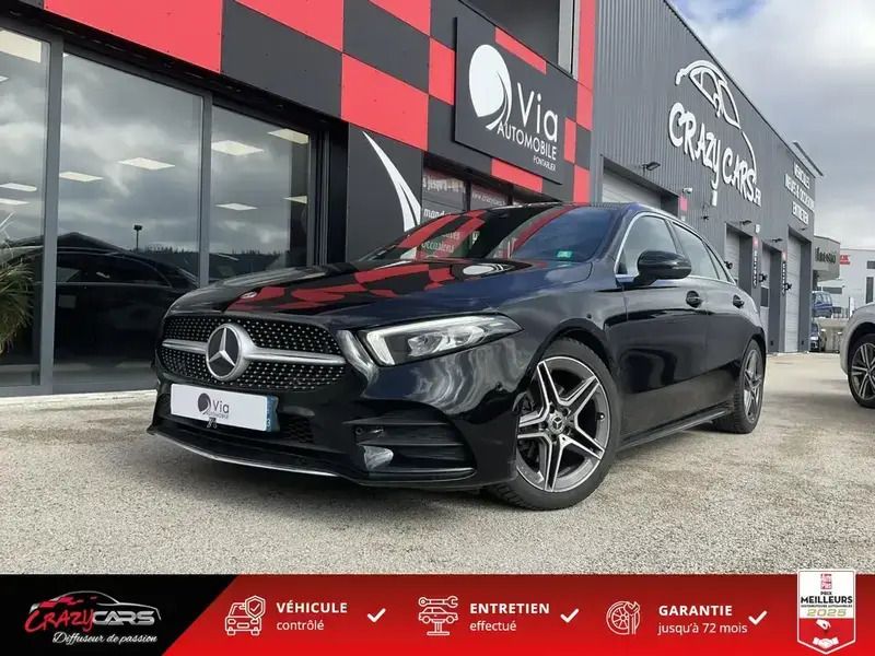 Noir Utilisé 2020 Mercedes A200 AMG line Berline | 23 490 € (Prix juste) - Image 1/4