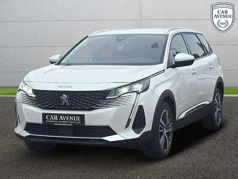 Blanc Utilisé 2021 Peugeot 5008 Allure Monospace | 19 480 € (Prix juste) - Image 1/4