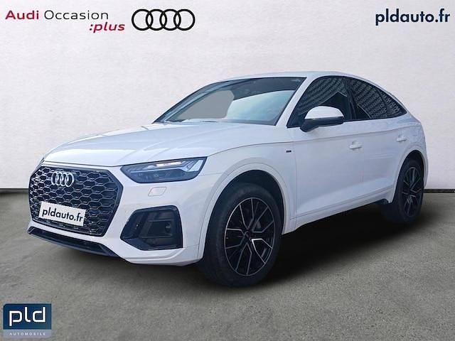 Blanc ibis Utilisé 2022 Audi Q5 Sportback S-Line SUV | 41 990 € (Super prix) - Image 1/4