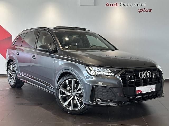 Gris daytona nacré Occasion 2020 Audi Q7 S-Line SUV | 69 980 € - Image 1/4