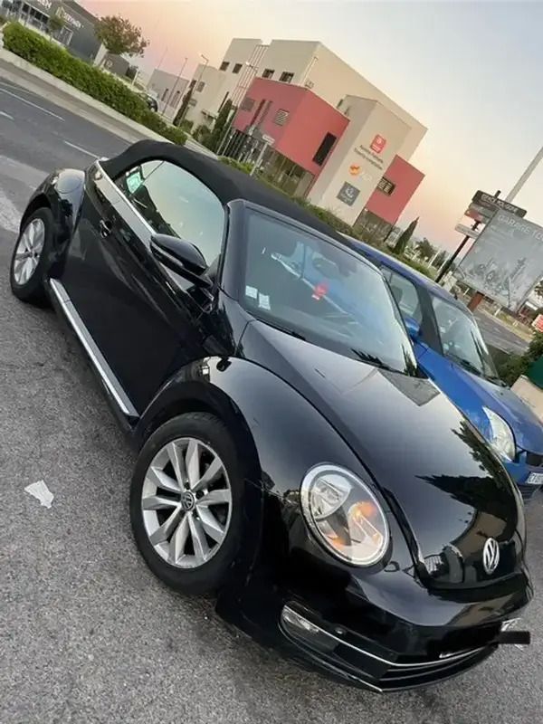 Noir Utilisé 2013 VW Beetle Cabriolet | 14 590 € (Prix juste) - Image 1/4