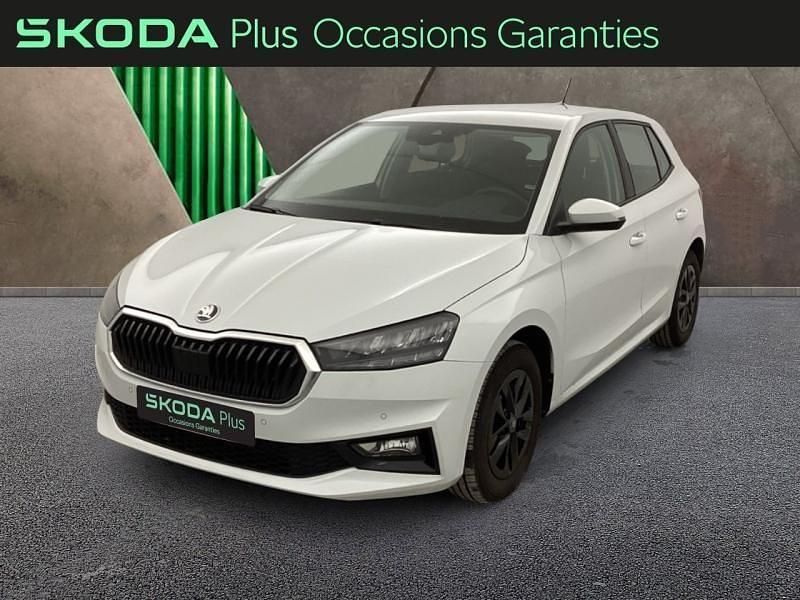 Occasion Skoda Fabia Selection 116 ch (85 kW) 2025 Blanc lune métallisé Berline