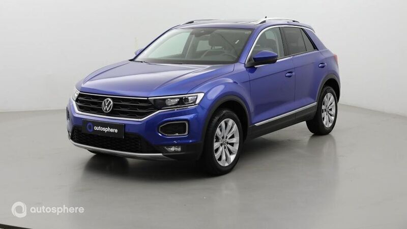 Bleu Utilisé 2021 VW T-Roc S SUV | 24 499 € (Prix juste) - Image 1/4