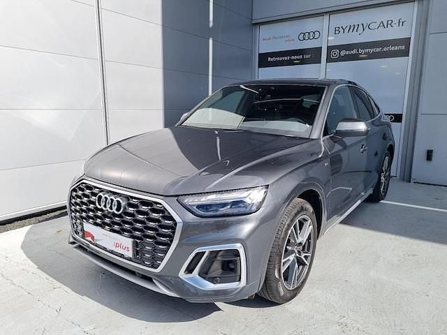 Gris daytona nacré Utilisé 2022 Audi Q5 Sportback S-Line SUV | 40 985 € - Image 1/4