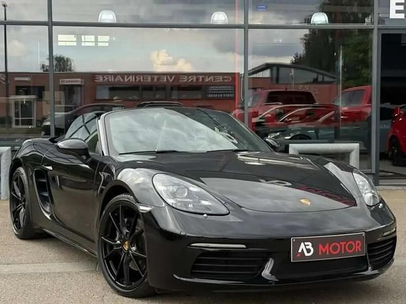 Occasion Porsche 718 Boxster Chrono 299 ch (219 kW) 2019 Noir Cabriolet