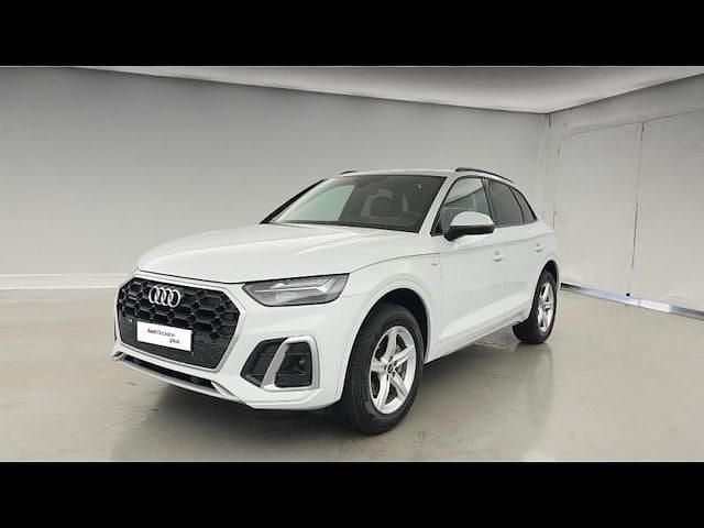 Blanc glacier métallisé Utilisé 2022 Audi Q5 S-Line SUV | 47 999 € (Prix juste) - Image 1/4