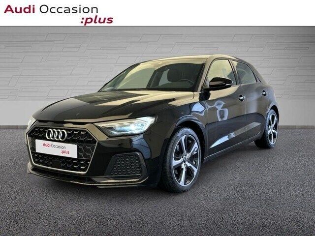 Noir mythe métallisé Utilisé 2021 Audi A1 Sportback Advanced Plus Citadine | 21 990 € (Prix juste) - Image 1/4